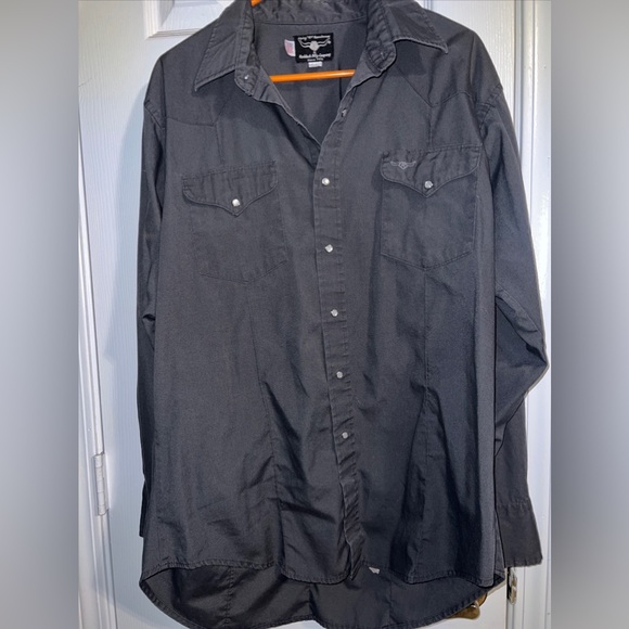 Flying R Other - Vintage Pearl Snap Western Shirt Mens 17/35 Ruddock Flying R Ranchwear